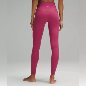 pink lulu lemon align leggings size 2